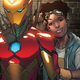 Riri Williams and her Ironheart suit from the cover of Invincible Iron Man #4.